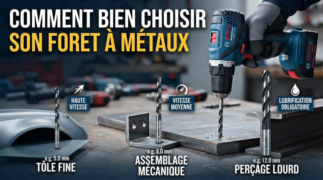 Comment bien choisir ses forets à métaux | Guide d'achat
