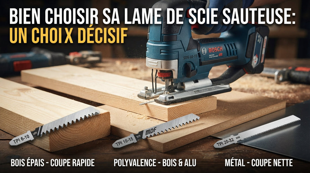 Quelle lame de scie sauteuse selon le matériau