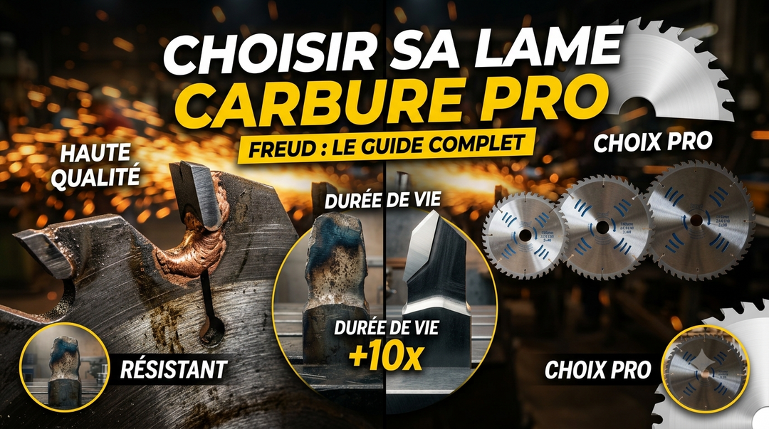 Lame de scie circulaire carbure : guide d'achat et choix pro