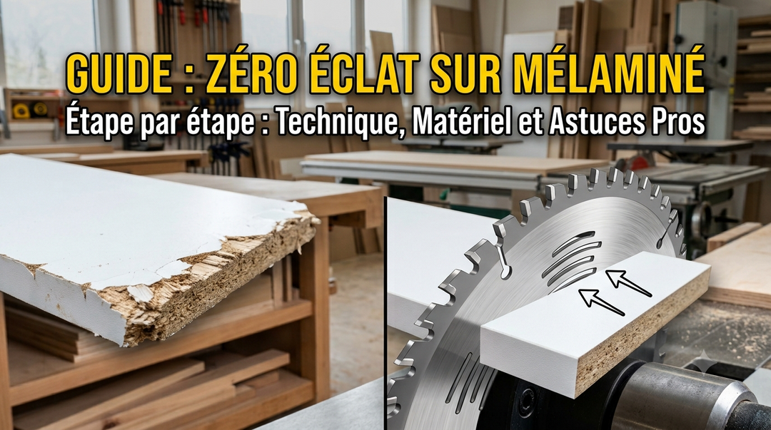 Quelle lame de scie circulaire pour couper du mélaminé ?