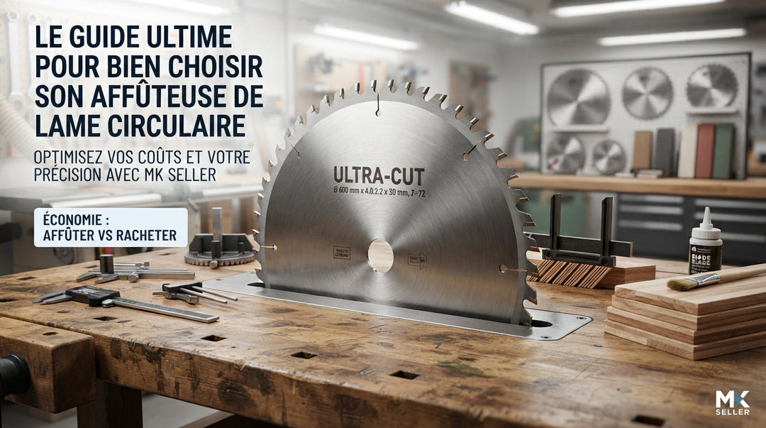 Affûteuse lame de scie circulaire : Guide de choix pro