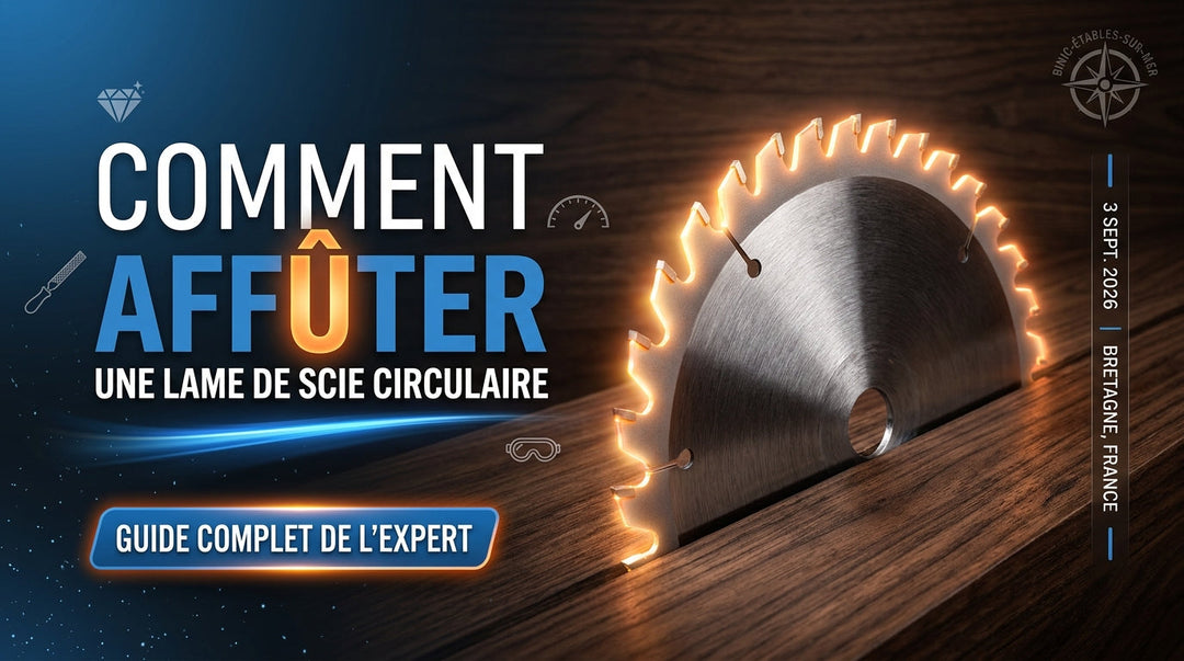 Comment affûter une lame de scie circulaire | Guide TKmatt