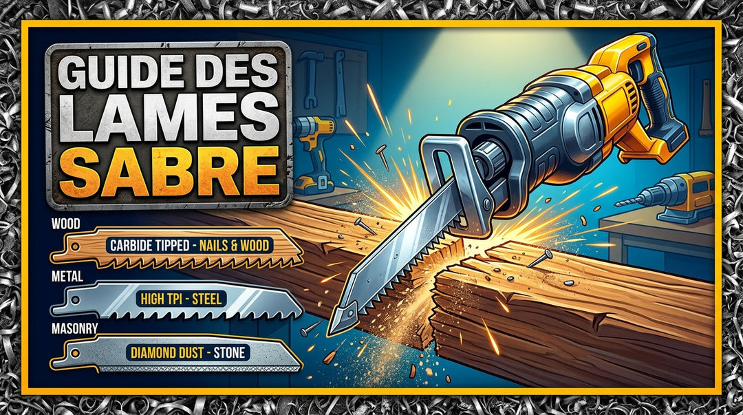 Lame de scie sabre : guide d'achat et choix pro