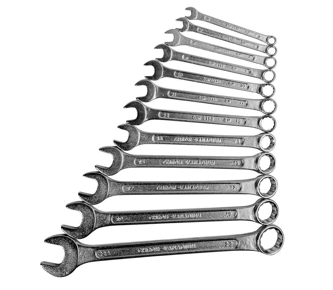 Set Clés Polygonales Brüder Mannesmann Chrome Vanadium Pro
