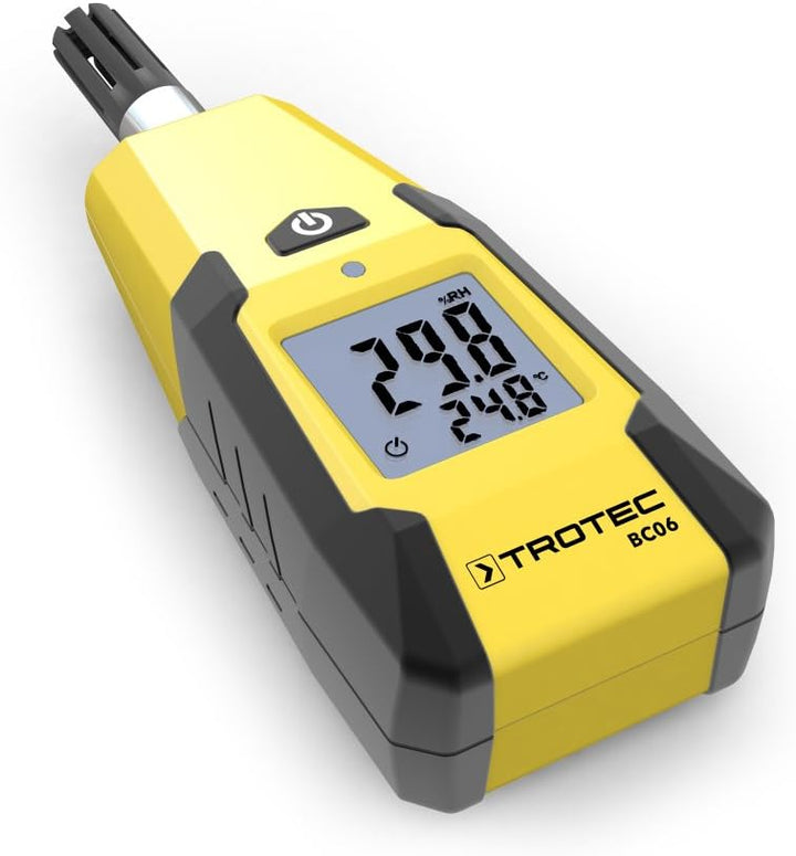 Trotec BC06 Thermo-hygromètre de Poche Professionnel avec Pochette