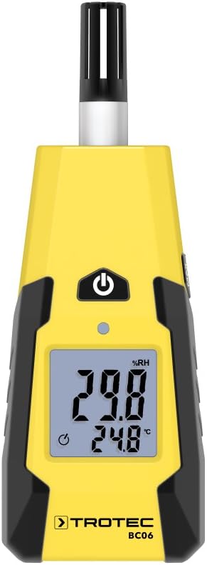 Trotec BC06 Thermo-hygromètre de Poche Professionnel avec Pochette