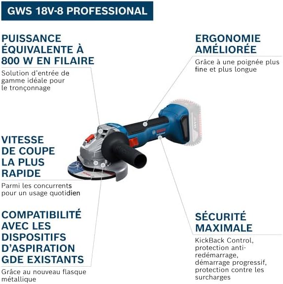 Bosch Professional GWS 18V-8 solo (C)