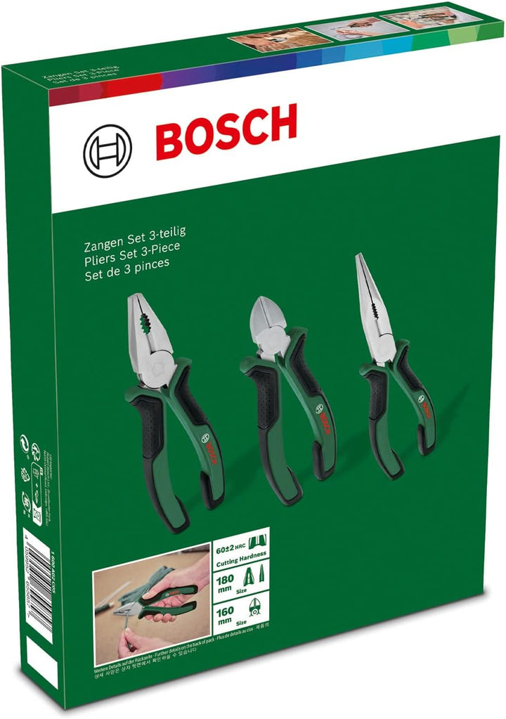 Bosch Professional Kits Et Coffrets D'Outils À Main Set de 3 pinces