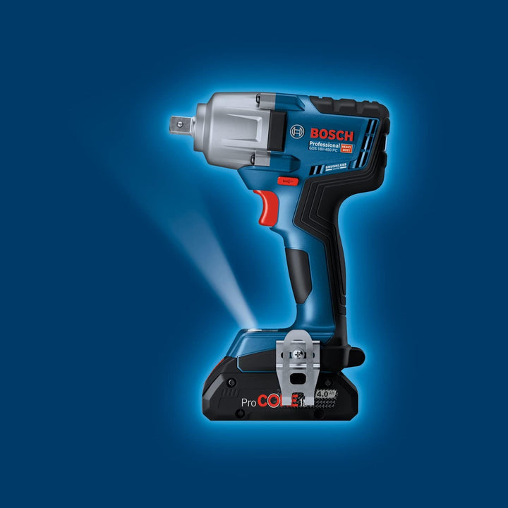 Boulonneuse GDS 18V-450 PC + GBA 2x5,0Ah + GAL 18V-40 L