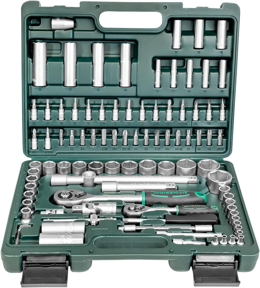 Clé à Douille Brüder Mannesmann M98410 94 Pièces Chrome Vanadium