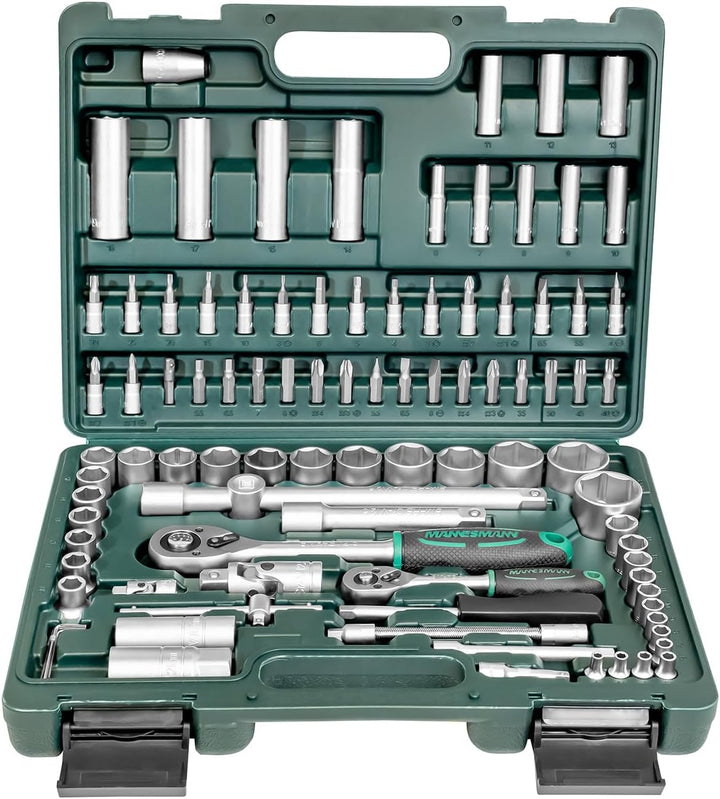 Clé à Douille Brüder Mannesmann M98410 94 Pièces Chrome Vanadium