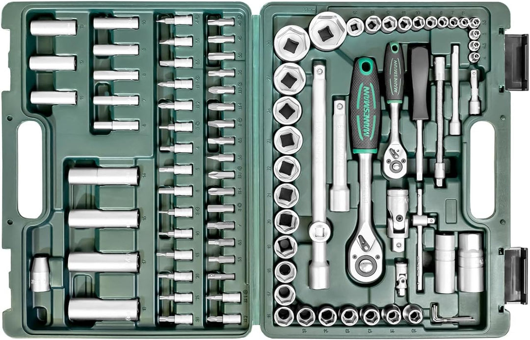 Clé à Douille Brüder Mannesmann M98410 94 Pièces Chrome Vanadium