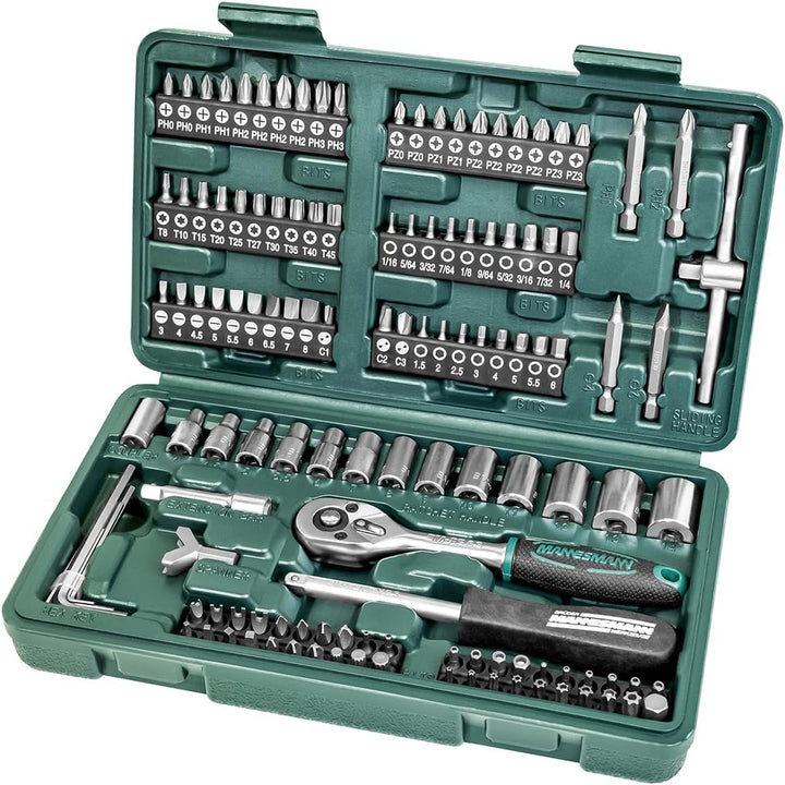Coffret de douilles et embouts Brüder Mannesmann M29166 – 130 pièces