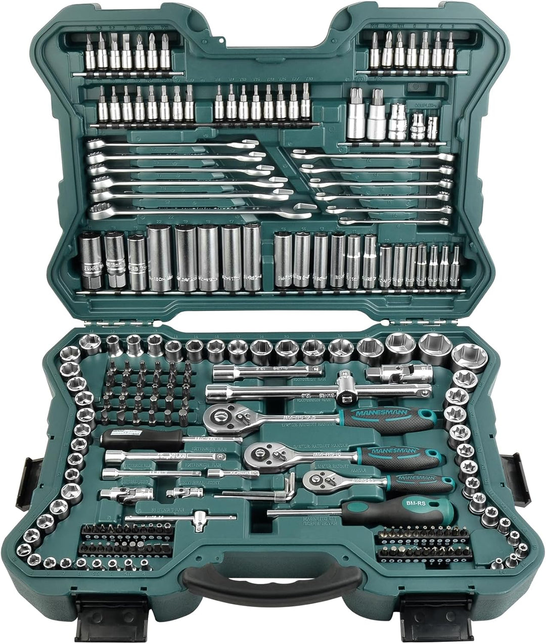 Coffret Douilles Brüder Mannesmann M98430 – 94 pièces Chrome Vanadium