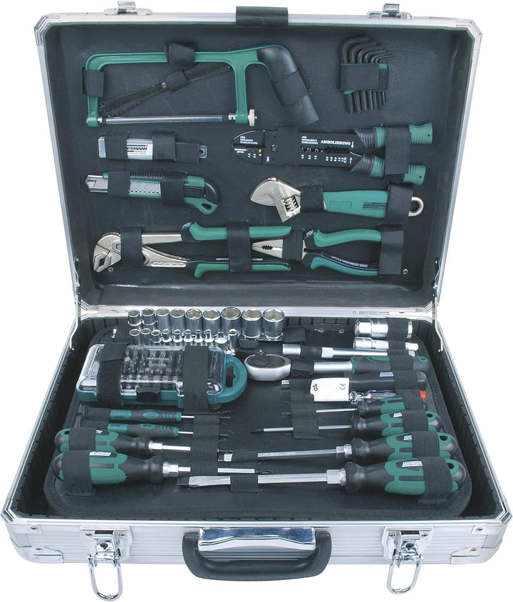 Coffret Outils Brüder Mannesmann M29072 124 Pièces Professionnel