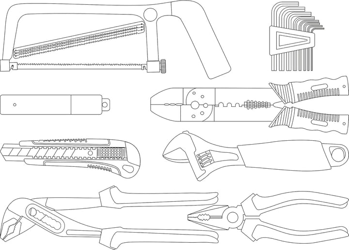 Coffret Outils Brüder Mannesmann M29072 124 Pièces Professionnel