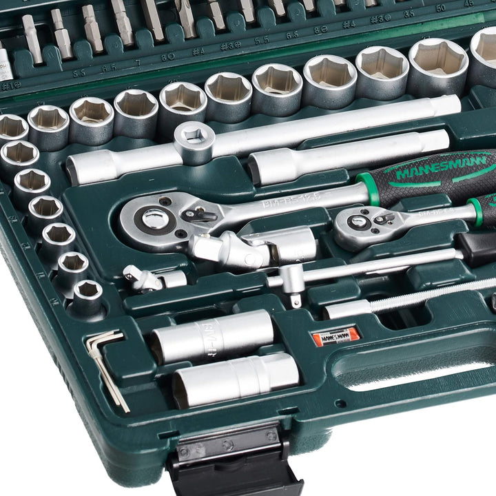 Clé à Douille Brüder Mannesmann M98410 94 Pièces Chrome Vanadium