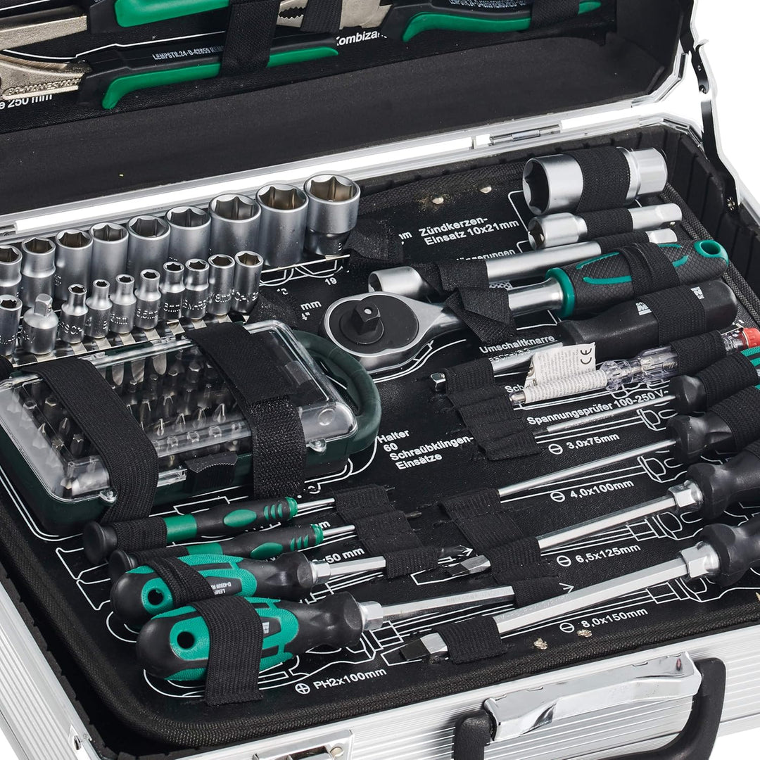 Coffret Outils Brüder Mannesmann M29072 124 Pièces Professionnel