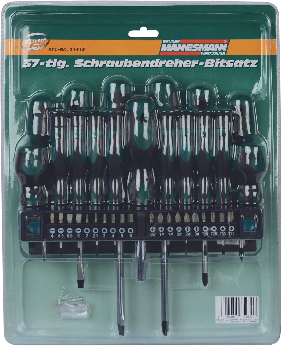 Set Tournevis Brüder Mannesmann M11415 Professionnel Isolés