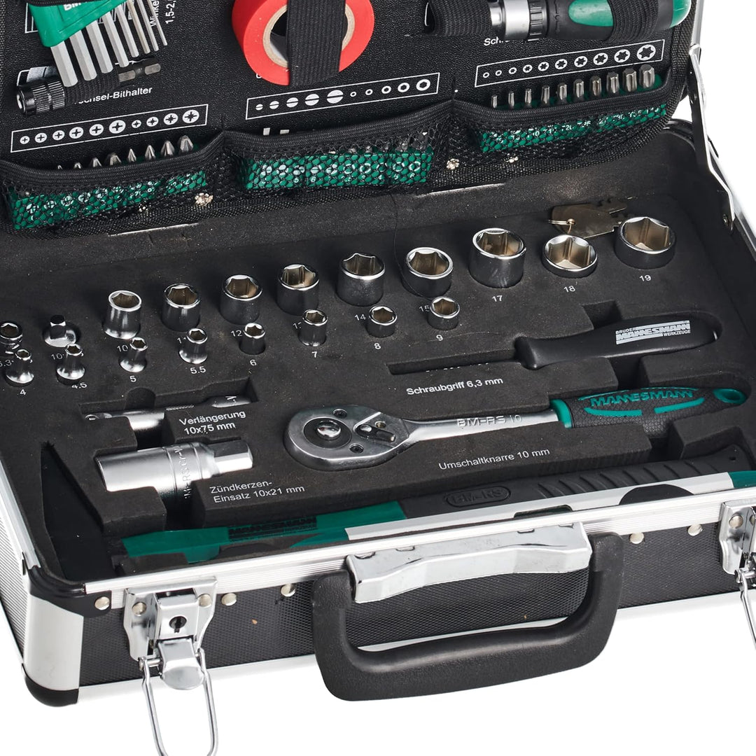 Mallette Outils Brüder Mannesmann M29067 Complète Multi-Usage Pro