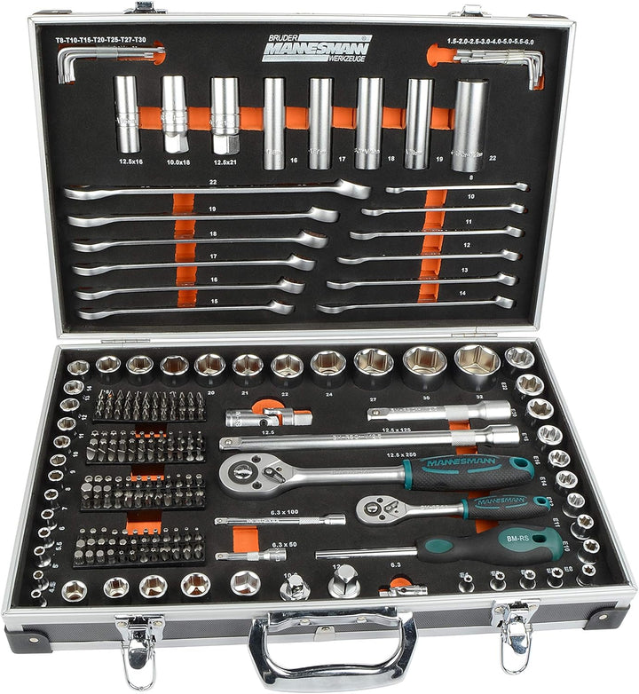 Brüder Mannesmann M98432 - Socket set, 232 pcs.