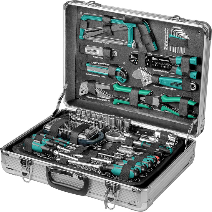 Coffret Outils Brüder Mannesmann M29072 124 Pièces Professionnel