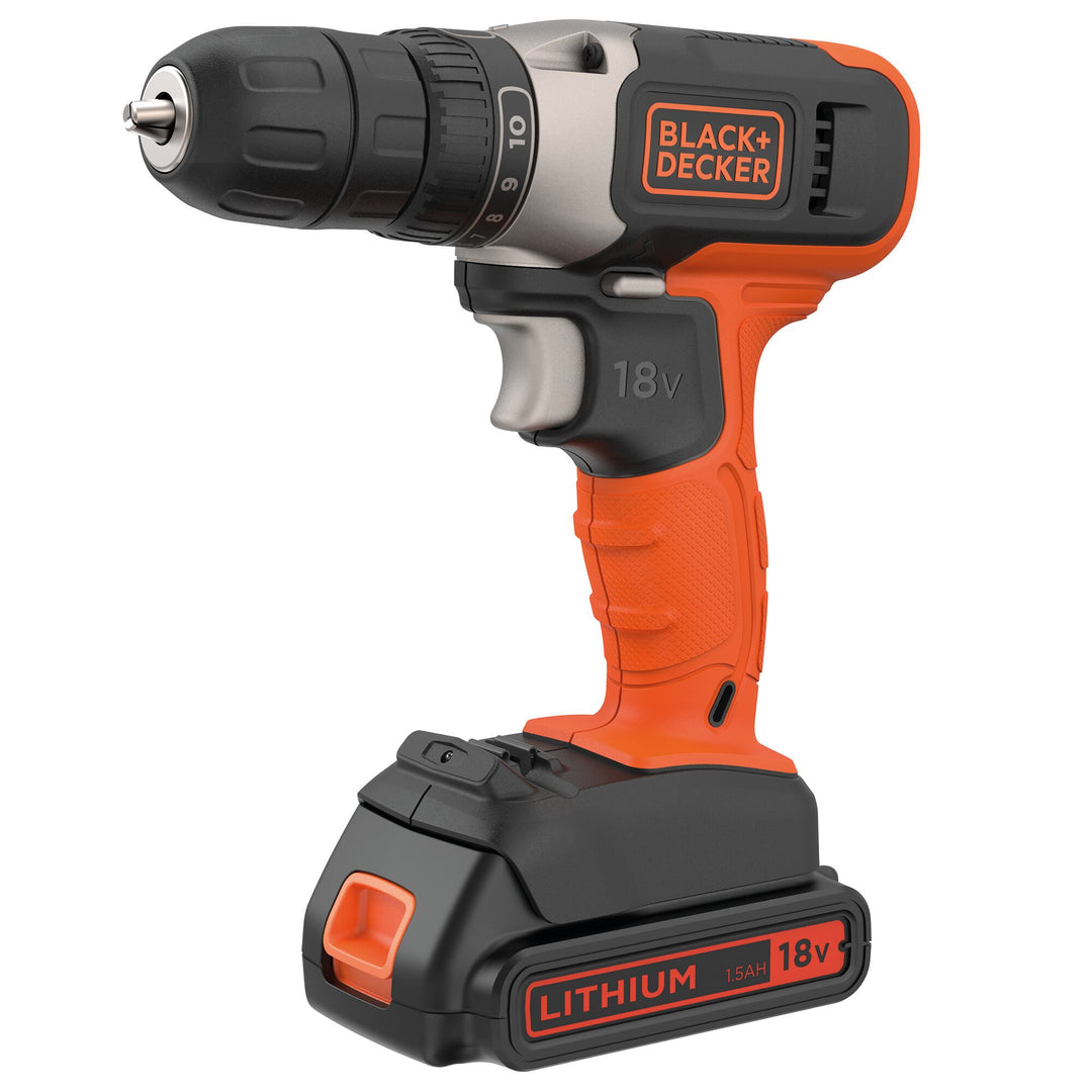 Black+Decker 18 V DD 2 x 1.5 Ah Batteries 400mA Carton - BCD001C2