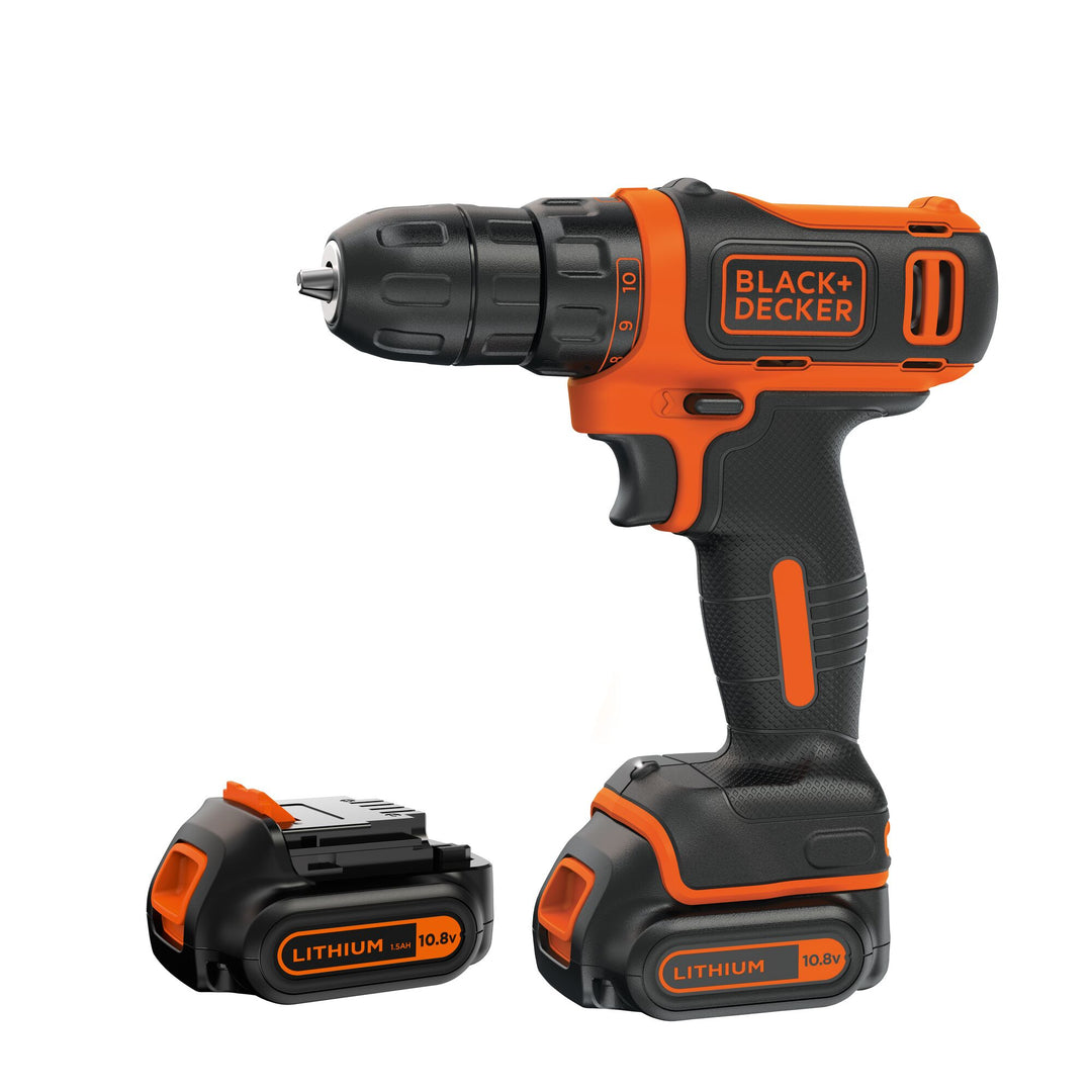 Black+Decker 10,8 V perceuse/visseuse 2 batt coffret - BDCDD12KB