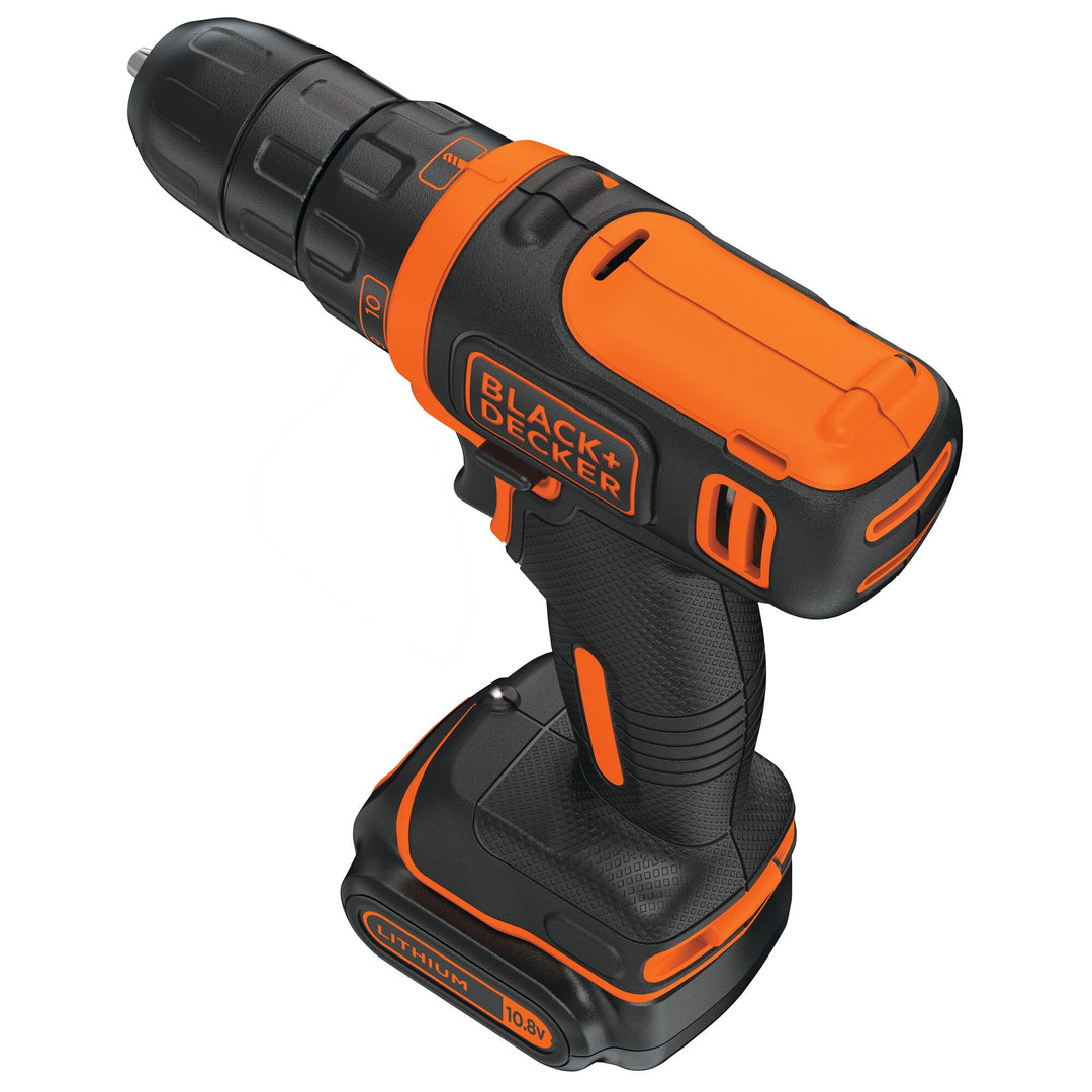 Black+Decker Visseuse 10.8 V Lithium coffret - BDCDD12K