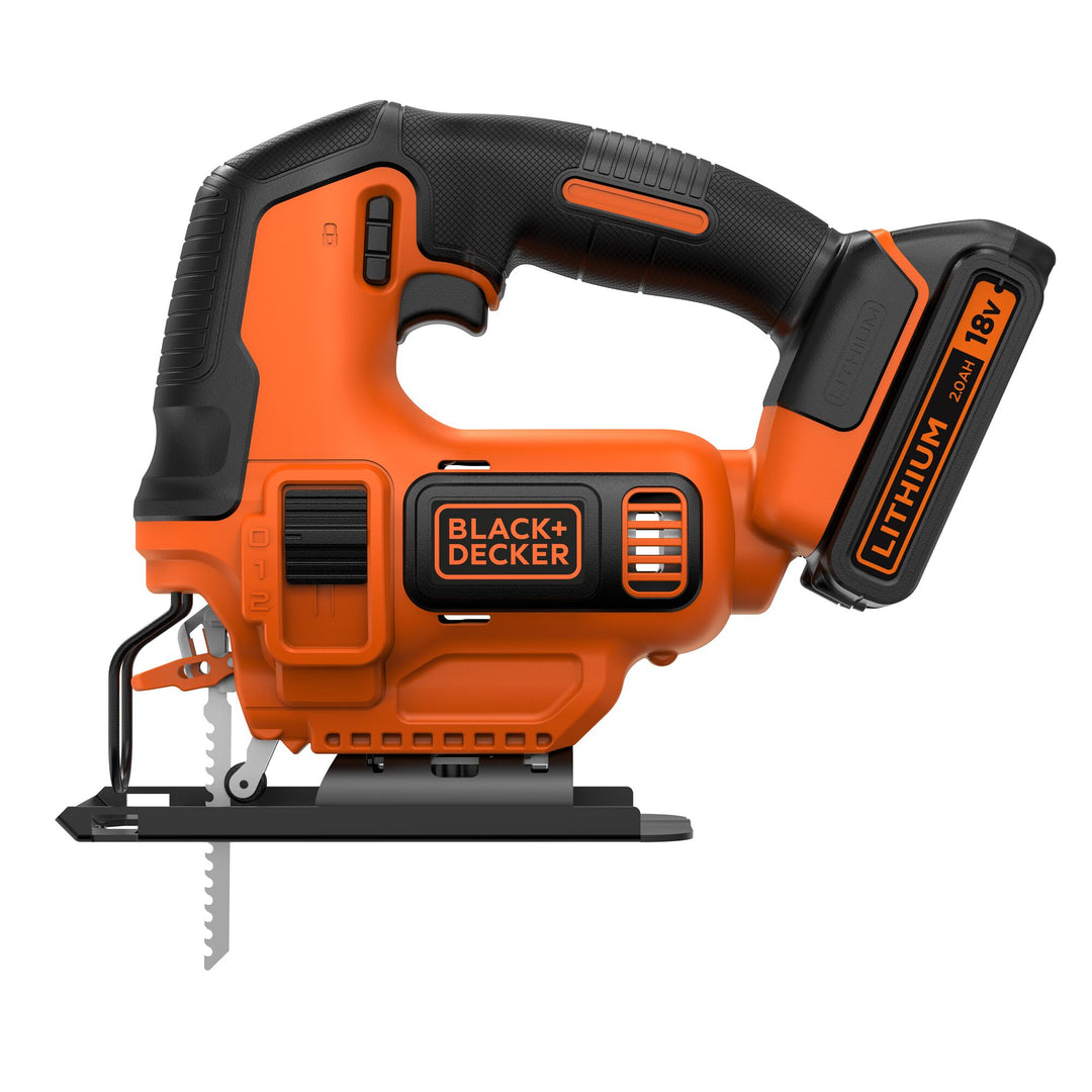 Black+Decker 18 V scie sauteuse - 1 x 2.0 Ah batteries - BDCJS18