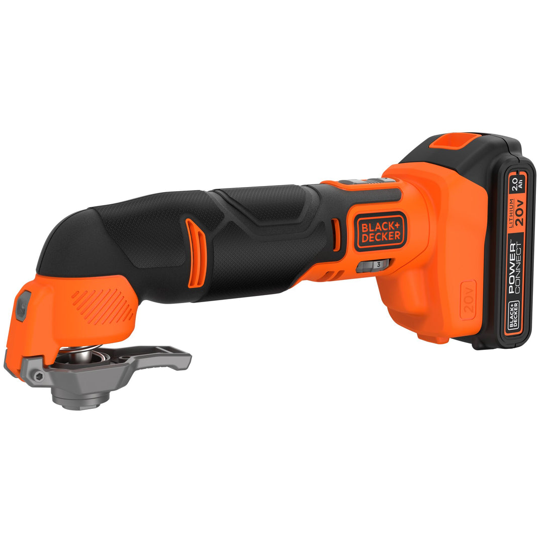 Black+Decker 18 V 2.0 Ah Multitool avec oscillation - BDCOS18D1K