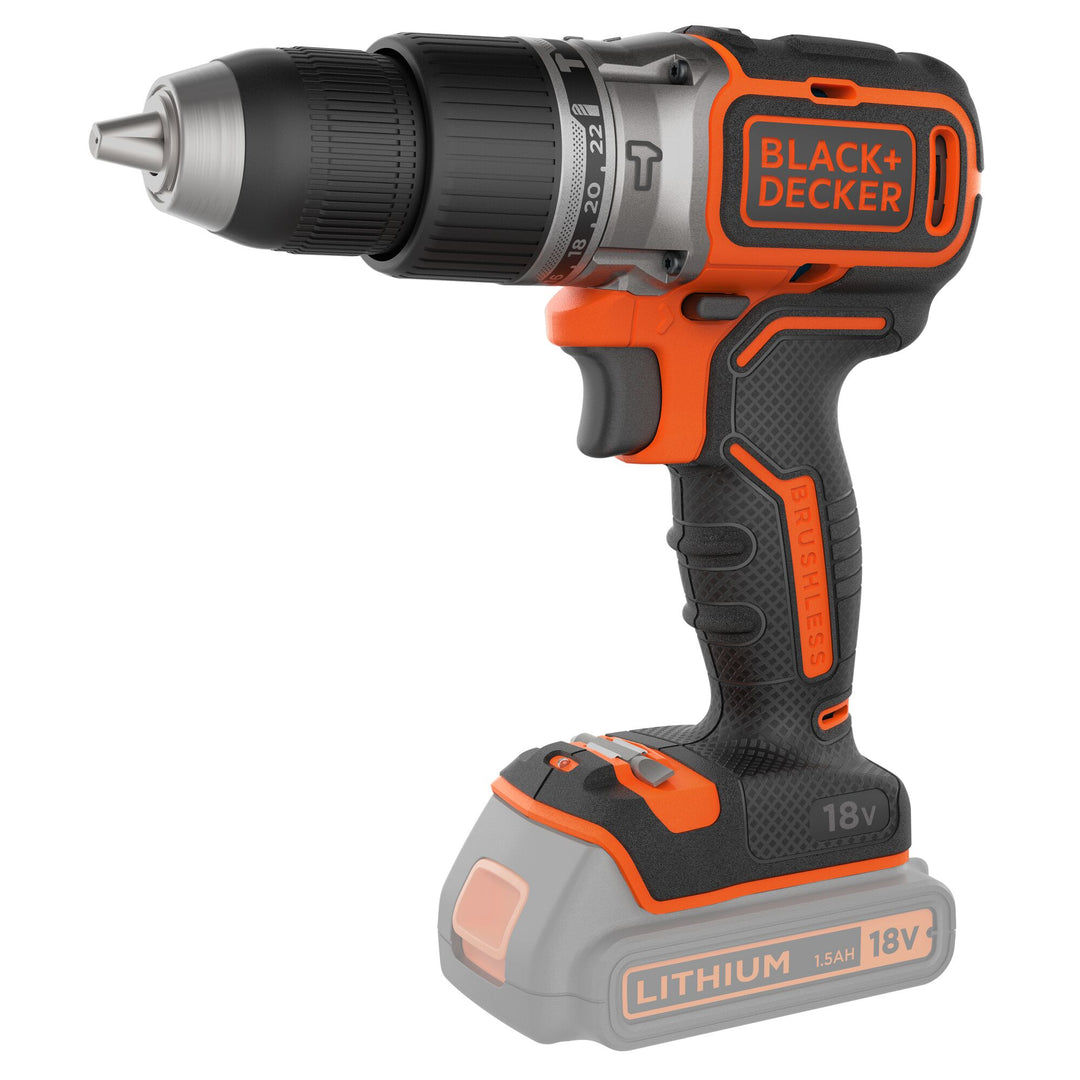 Black+Decker 18 V perc à perc Brushl - machine seule - BL188N