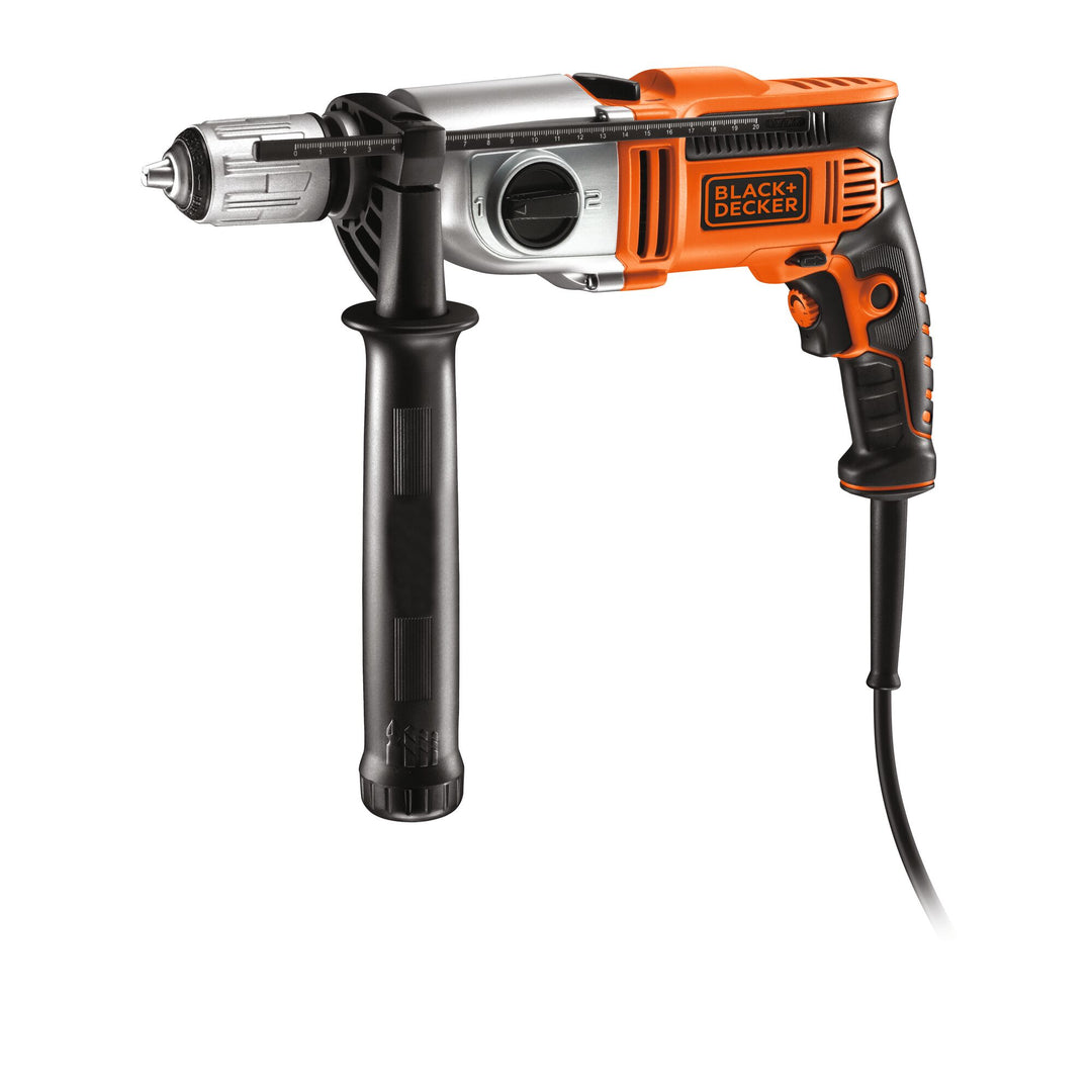 Black+Decker 910 W perc. à percussion 2 vit. Coffret - KR911K