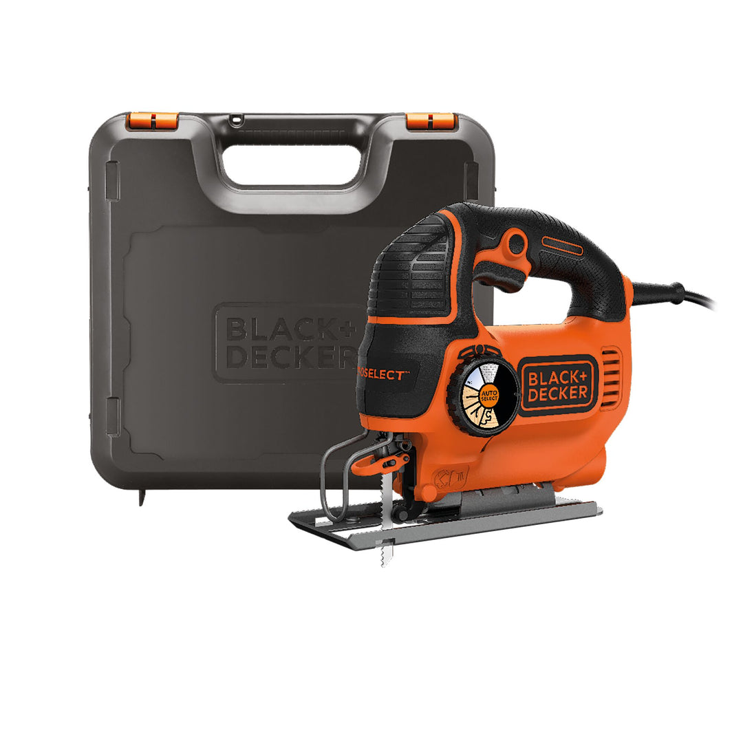 Black+Decker 550 W Autoselect scie sauteuse coffret - KS801SEK