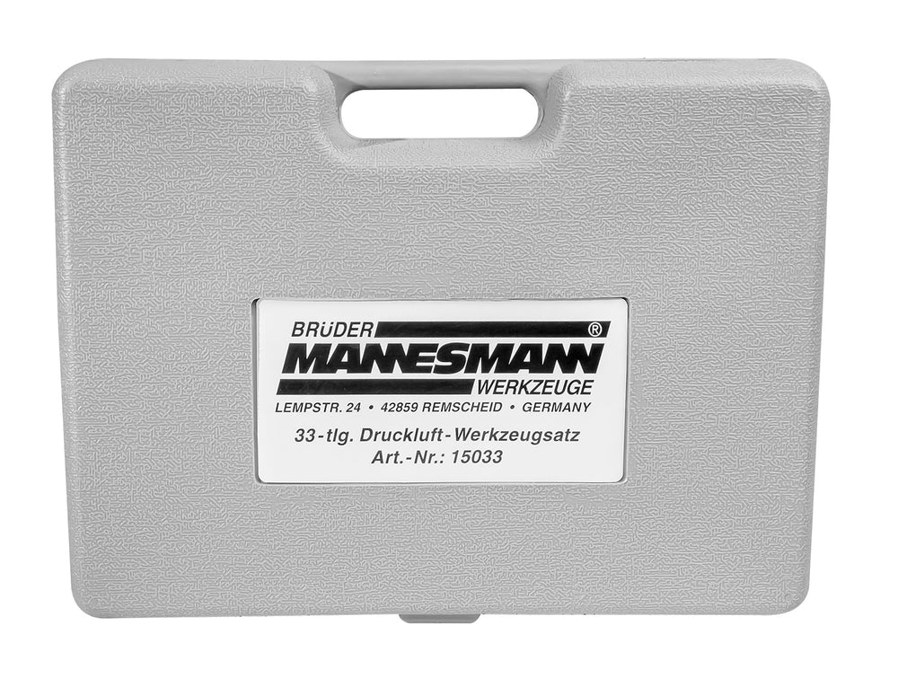 Brüder Mannesmann M15033 - Kit d'outil pneumatic 33 pcs. - MK SELLER EU