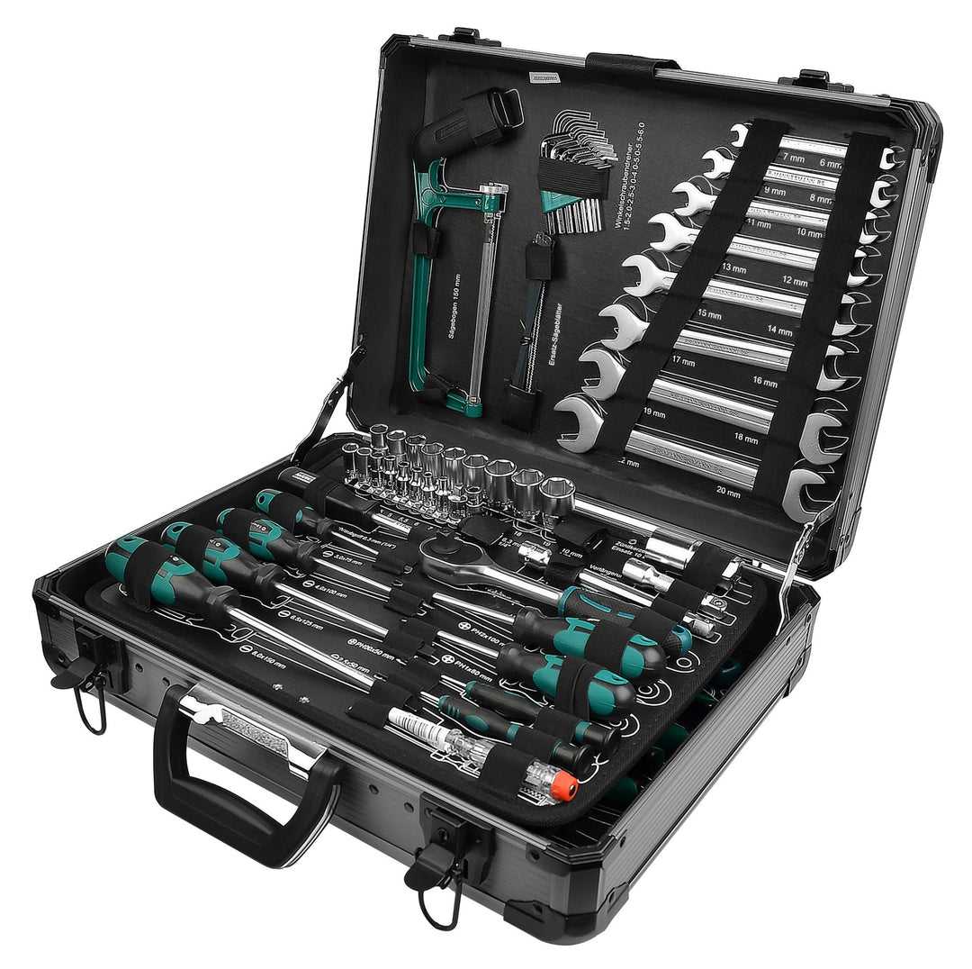 Brüder Mannesmann M29079 - 133 - pcs tool set in alu - case - MK SELLER EU
