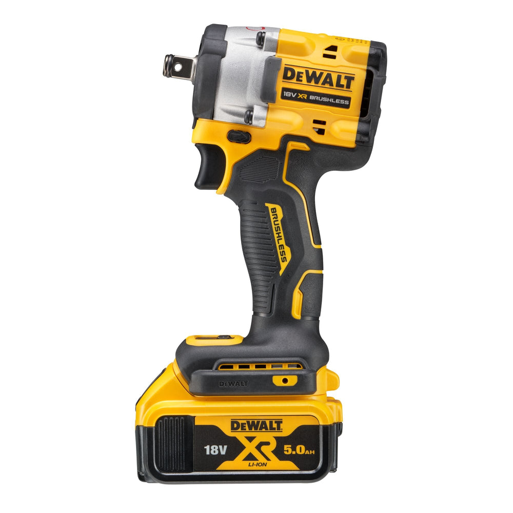 DEWALT Boulonneuse à chocs 1/2'' Compacte XR 18V 5Ah Li - Ion Brushless 406 Nm - MK SELLER EU