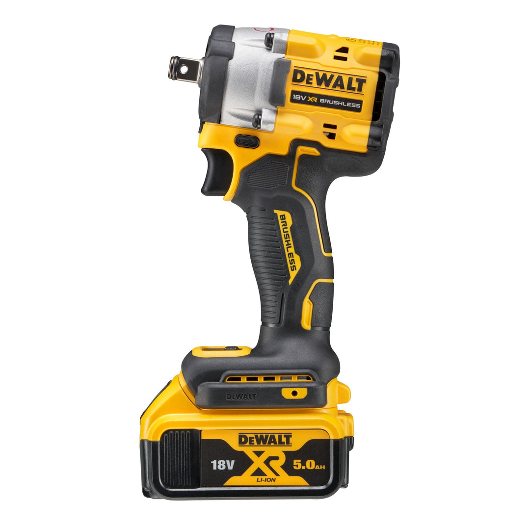 DEWALT Boulonneuse à chocs 1/2'' Compacte XR 18V 5Ah Li - Ion Brushless 406 Nm - MK SELLER EU