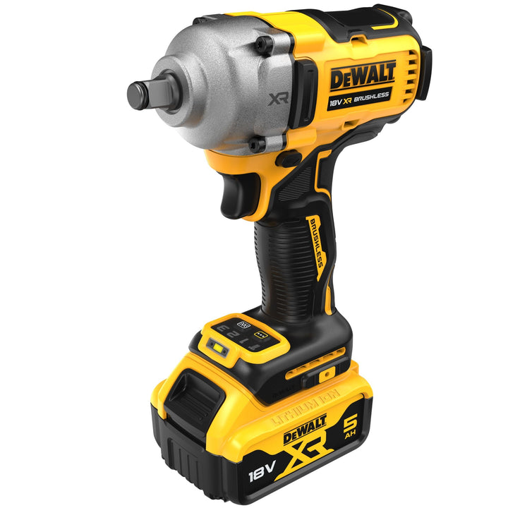 DEWALT Boulonneuse à chocs 1/2‘’ XR 18V 5Ah Li - Ion Brushless 812 Nm - MK SELLER EU