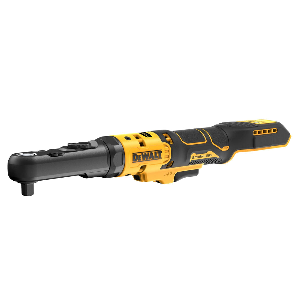 DEWALT Clé à cliquet XR 18V Brushless - Têtes interchangeables 3/8" et 1/2" - MK SELLER EU