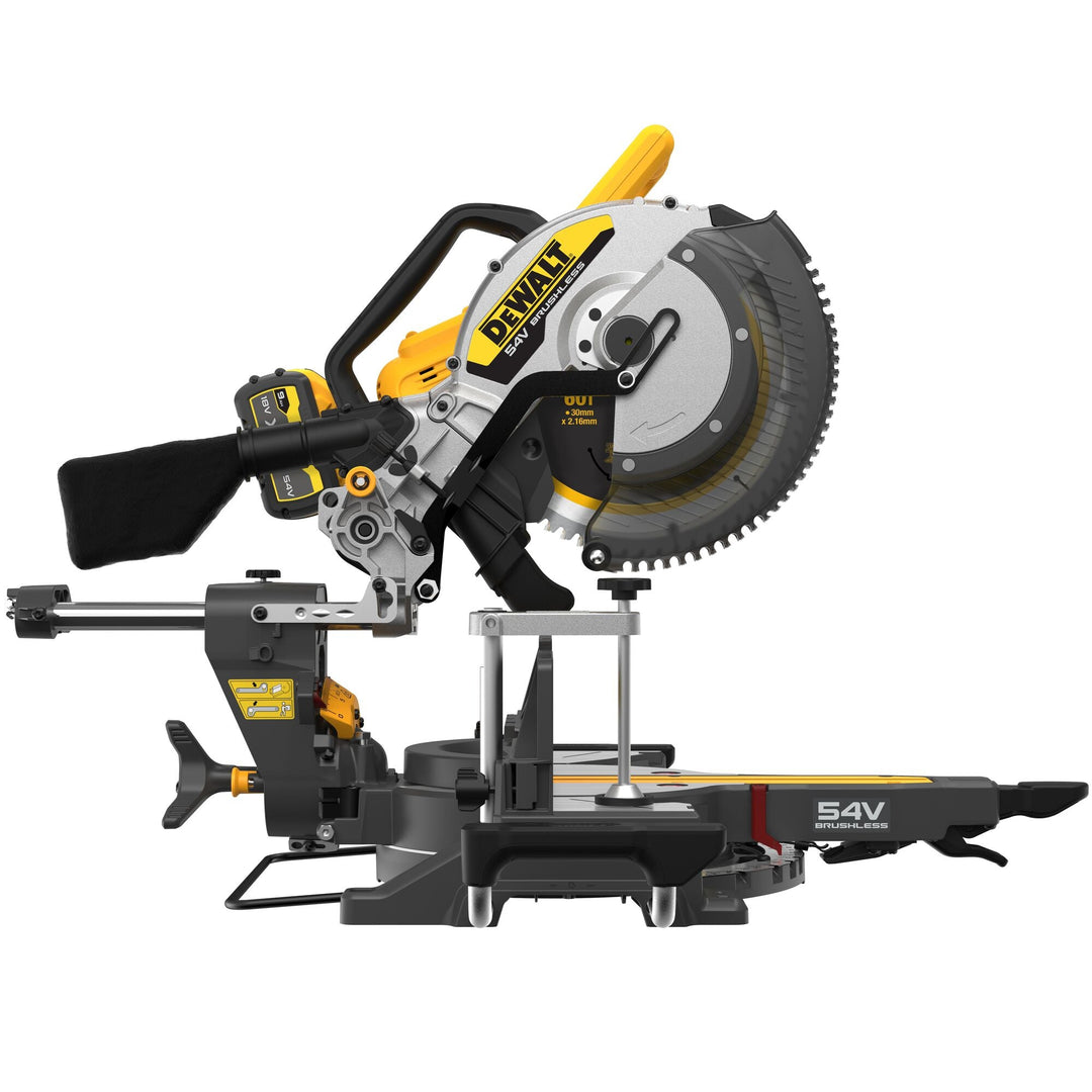 DEWALT Scie à onglets XR FLEXVOLT 54V 3Ah Li - Ion Brushless 305 mm - MK SELLER EU
