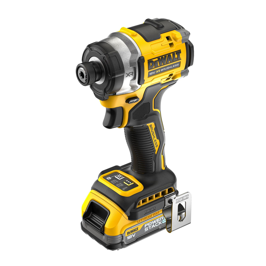 DEWALT Visseuse à chocs Premium XR 18V 1.7Ah Li - Ion Brushless - POWERSTACK - MK SELLER EU