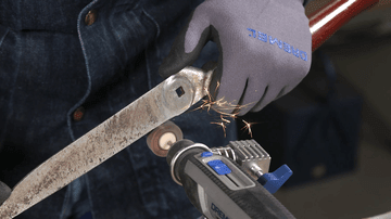 DREMEL 502 Roue à lamelles ø 28 mm ep.9,5 mm grain 80 - MK SELLER EU