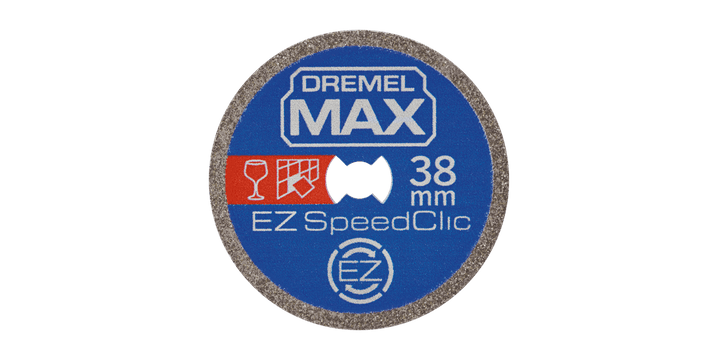 DREMEL Max S545 Disque Diamant Haute longévité EZ SpeedClic ø38mm materiaux durs - MK SELLER EU