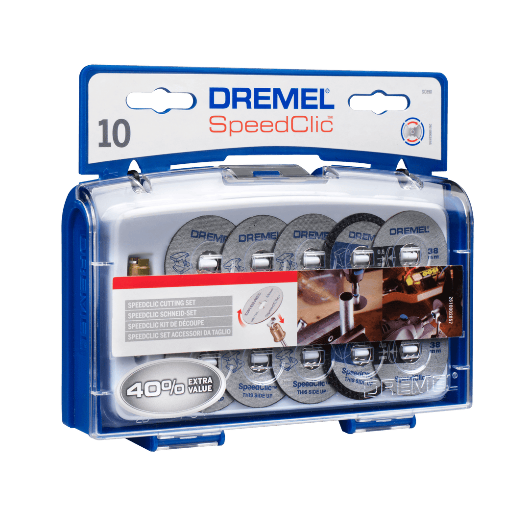 DREMEL S690 Jeu de 10 disques à tronçonner adaptateur EZ SpeedClic - MK SELLER EU