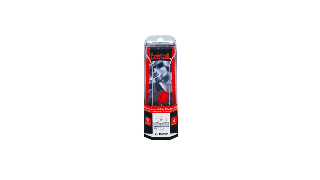FREUD F03FR04025 Mèche à rainurer en V D22,2 H12,5/60 Q8 Z2 - MK SELLER EU