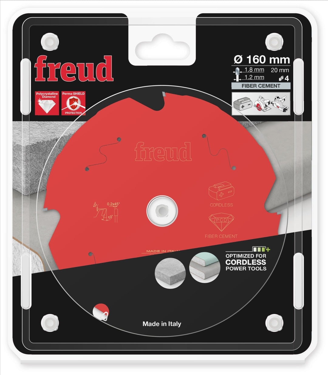 FREUD FR06F002HC Lame Fibrociment Ø160×20mm Z4 - MK SELLER EU