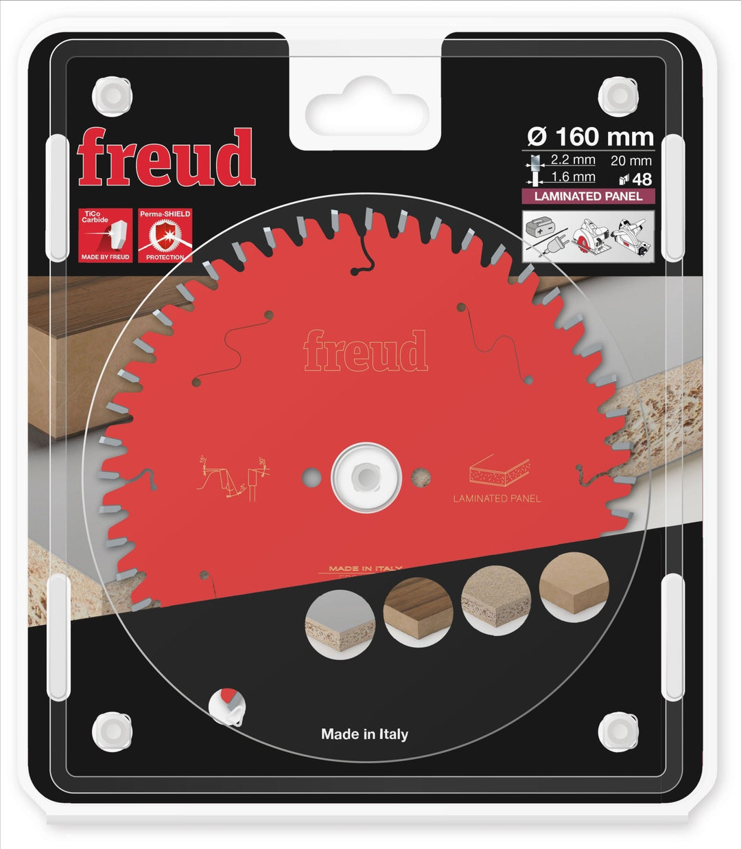 FREUD FR06L001H Lame Mélaminé/Aggloméré Ø160×20mm Z48 - MK SELLER EU