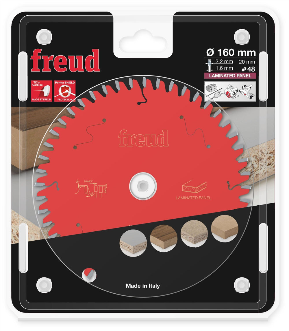 FREUD FR06L002H Lame Mélaminé/Aggloméré Ø160×20mm Z48 - MK SELLER EU