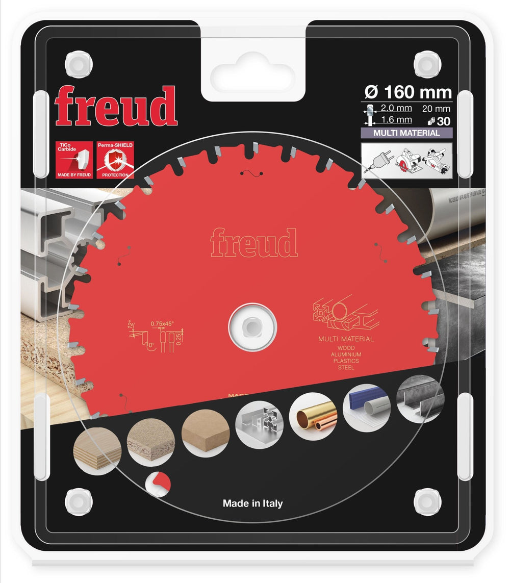 FREUD FR06M001H Lame Multi - matériaux Ø160×20mm Z30 - MK SELLER EU